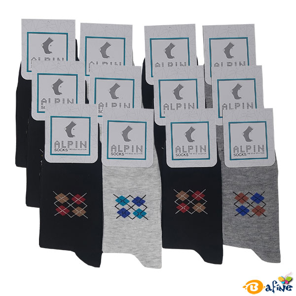 قیمت-و-خرید-جوراب-مردانه-4-رنگ-آلپین
