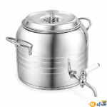 قیمت-و-خرید-ست-کتری-و-قوری-استیل-گوماتو-شیردار5